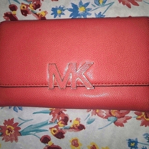 Michael kors Florence Jet set crossgrain LG Leather wallet - Picture 2 of 5